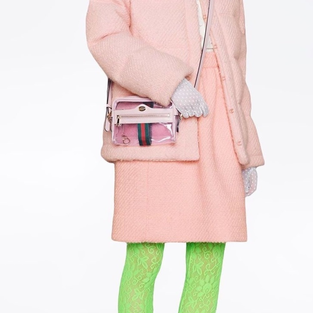 RARE GUCCI Ophidia mini transparent bag - Picture 3 of 17